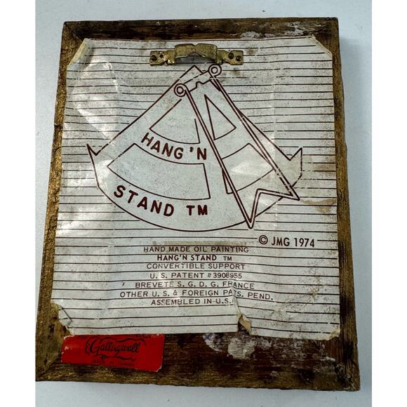 MCM 1974 Painted Metal Children Clown Jester Miniature Decorative 6” Ornate - Picture 5 of 6